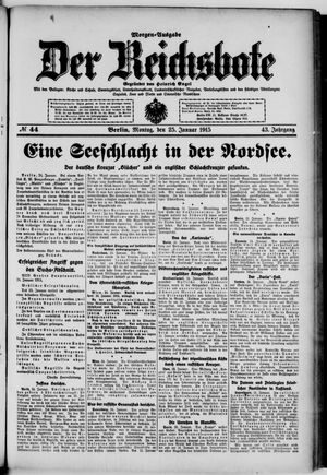 Der Reichsbote on Jan 25, 1915