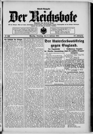 Der Reichsbote vom 02.02.1915
