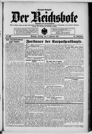 Der Reichsbote vom 05.02.1915