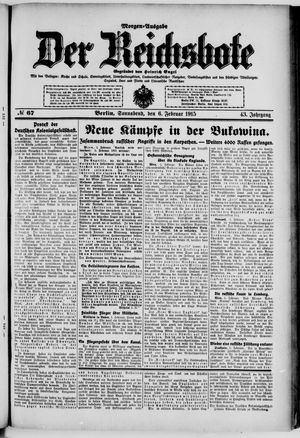 Der Reichsbote on Feb 6, 1915