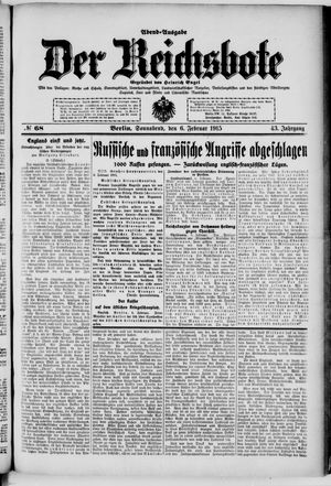 Der Reichsbote on Feb 6, 1915