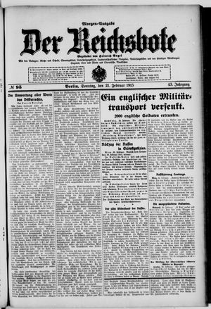 Der Reichsbote vom 21.02.1915