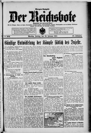 Der Reichsbote vom 26.02.1915