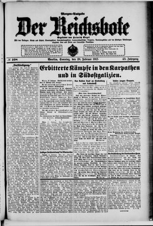 Der Reichsbote on Feb 28, 1915