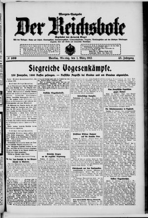 Der Reichsbote vom 01.03.1915