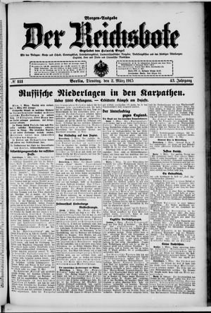 Der Reichsbote vom 02.03.1915