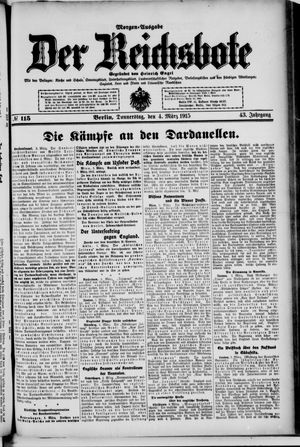 Der Reichsbote on Mar 4, 1915