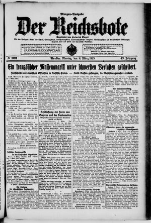 Der Reichsbote vom 08.03.1915