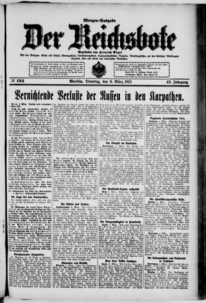 Der Reichsbote on Mar 9, 1915