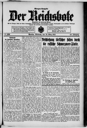 Der Reichsbote vom 10.03.1915