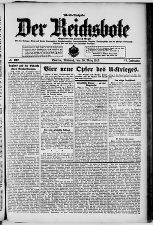 Der Reichsbote on Mar 10, 1915