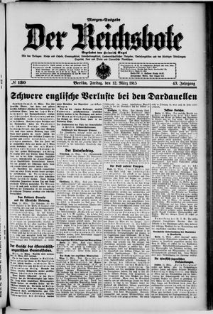 Der Reichsbote on Mar 12, 1915