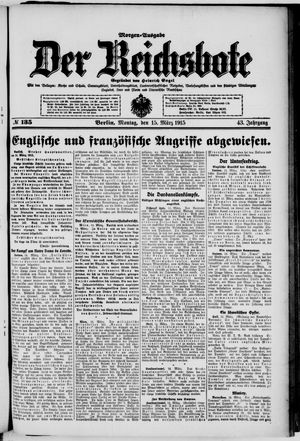 Der Reichsbote vom 15.03.1915
