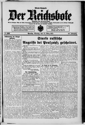 Der Reichsbote on Mar 15, 1915