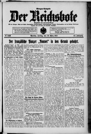 Der Reichsbote vom 19.03.1915