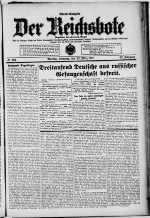 Der Reichsbote vom 23.03.1915