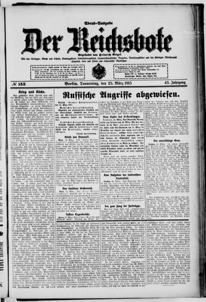 Der Reichsbote vom 25.03.1915