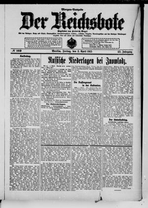 Der Reichsbote on Apr 2, 1915
