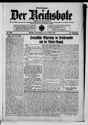 Der Reichsbote on Apr 3, 1915