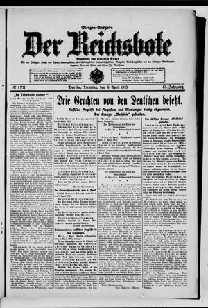Der Reichsbote vom 06.04.1915