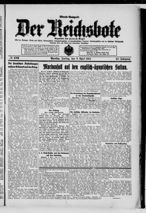 Der Reichsbote vom 09.04.1915