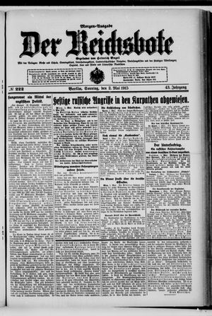 Der Reichsbote vom 02.05.1915