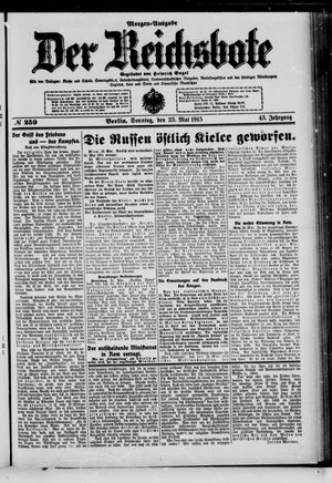 Der Reichsbote vom 23.05.1915