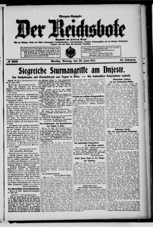 Der Reichsbote vom 28.06.1915