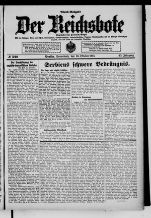 Der Reichsbote vom 16.10.1915