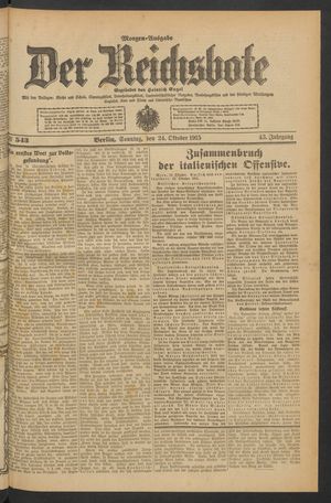 Der Reichsbote vom 24.10.1915