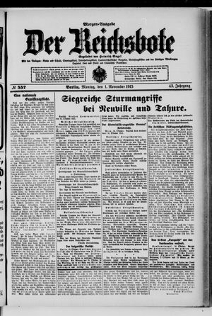 Der Reichsbote vom 01.11.1915