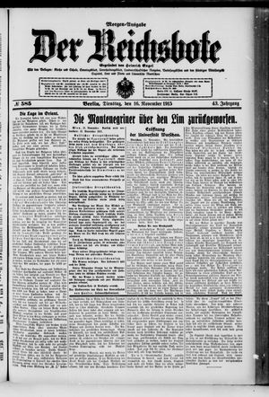 Der Reichsbote vom 16.11.1915