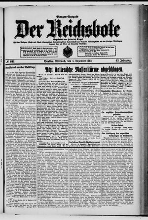 Der Reichsbote vom 01.12.1915