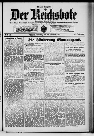 Der Reichsbote vom 19.12.1915