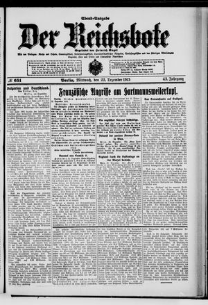 Der Reichsbote vom 22.12.1915