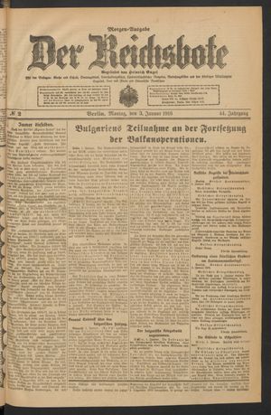 Der Reichsbote vom 03.01.1916