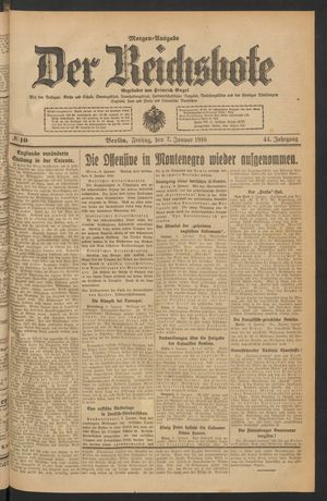 Der Reichsbote vom 07.01.1916