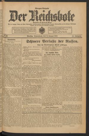 Der Reichsbote vom 08.01.1916