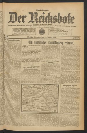 Der Reichsbote on Jan 11, 1916