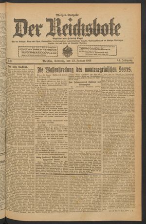 Der Reichsbote vom 23.01.1916