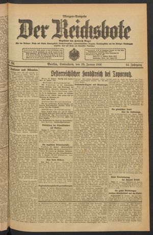 Der Reichsbote vom 29.01.1916