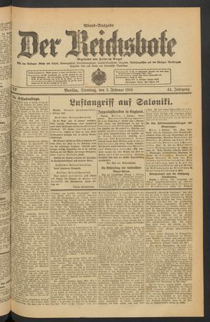 Der Reichsbote vom 01.02.1916