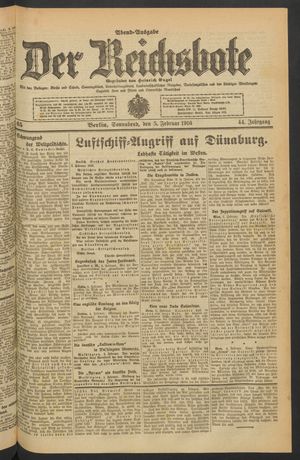 Der Reichsbote vom 05.02.1916