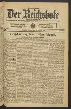 Der Reichsbote vom 11.02.1916