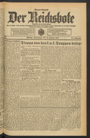 Der Reichsbote vom 12.02.1916