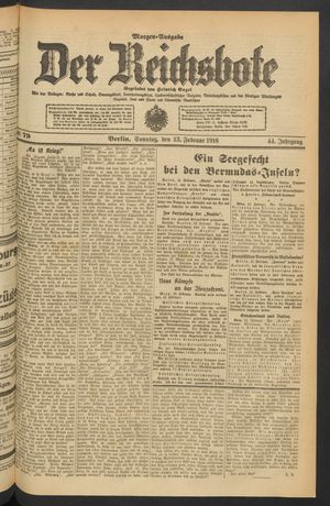 Der Reichsbote vom 13.02.1916