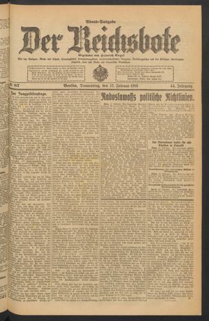 Der Reichsbote vom 17.02.1916