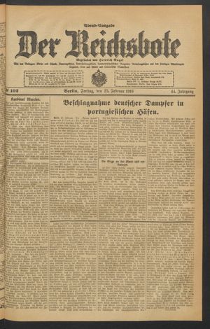 Der Reichsbote vom 25.02.1916