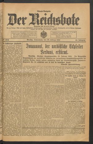 Der Reichsbote vom 26.02.1916