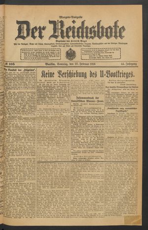 Der Reichsbote vom 27.02.1916